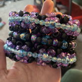 Black, Blue, And Purple Rotating Cuff [COMMISSION/TRADE]