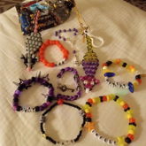 ALL THE STUFF I GOT TRADED AT THE GHOST CONCERT