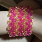 Pink And Gold Multidtitch Cuff XD