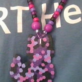 Perler Bead Cat Kandi Necklace