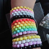 Pride Kandi Cuffs !