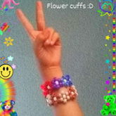 Flower Cuffs