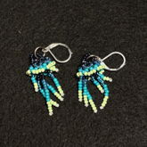 Seed Bead Jellyfish Earrings!!a