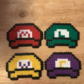 Mario, Luigi, Wario And Waluigi Caps 