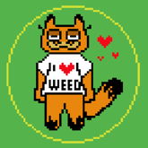 1 <3 Weed Garfield 