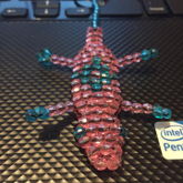 3D Lizard Keychain