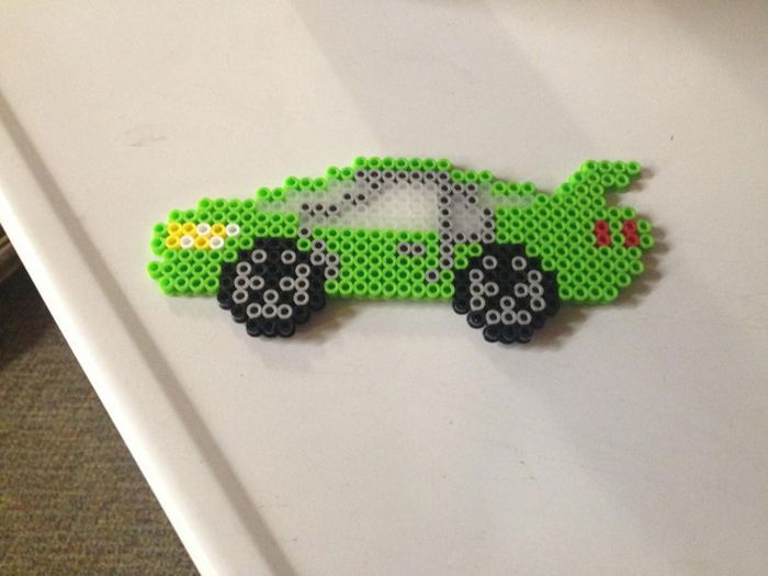 Perler Bead Race Car