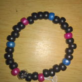 Black Blue Pink Bracelet