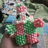 Pink N Green Clown Front