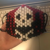 Made This Kandi Skull Mask