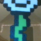 Bald Flowey Perler