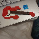 Perlerbead Guitar Charm