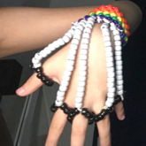 Rainbow Skeleton Hand <3
