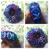 Purple& Blue Mini Slinky Cuff For Myself