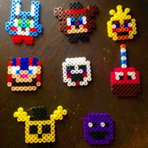 Fnaf Heads But Made Of My Beads