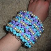 Pastel With Pearls 3D Cuff