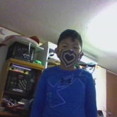 Not Andie's Brother Wearing A Mask We Made -Dannie