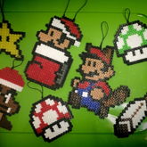 Perlers For The Xmas Tree
