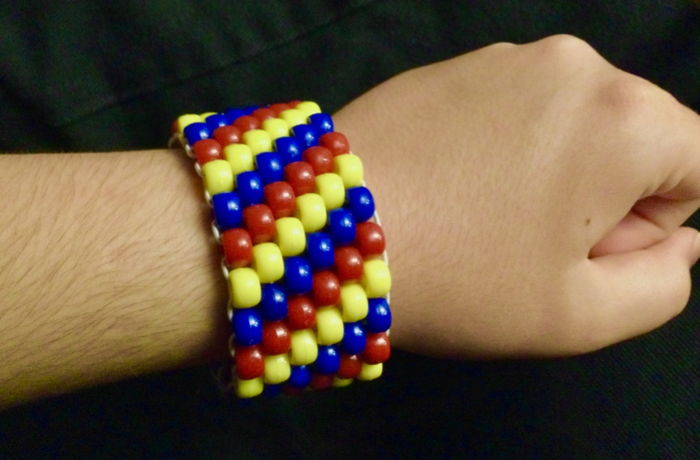 Primary Color Cuff by Flowerfun5 - Kandi Photos on Kandi Patterns