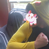 Friend Stretched  Out My Pikachu Hoodie For Me :D