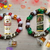 Matching Tyskie And Zubr Beer Singles 
