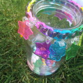 Rainbow Pony Bead Rubberband Bracelet 3/3