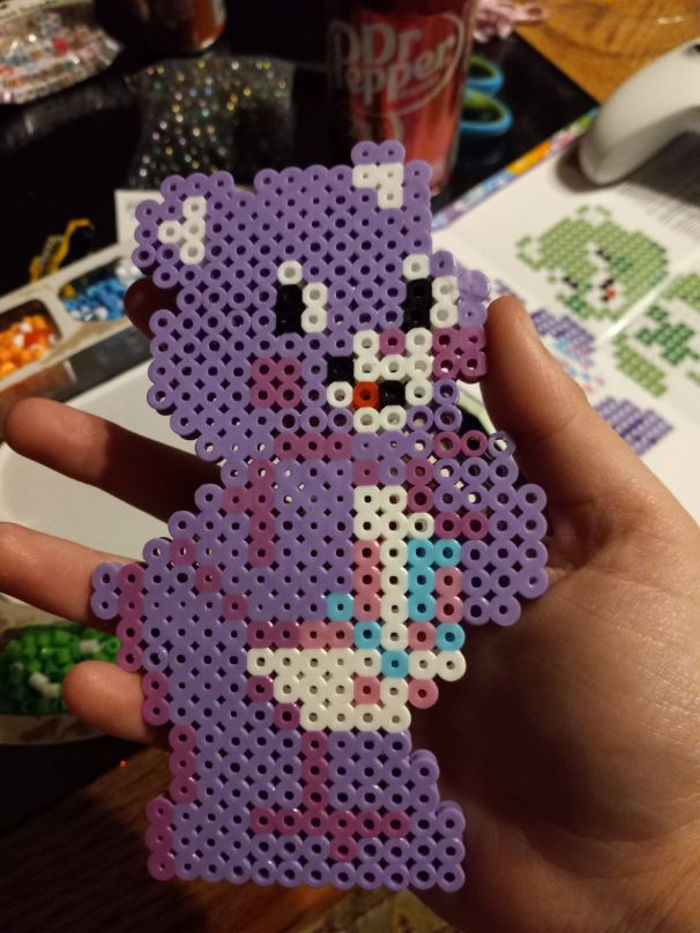 Sharebear perler by s1llyb1lly - Kandi Photos on Kandi Patterns