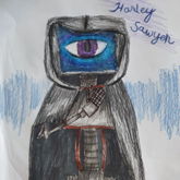 A Drawing Of Harley Sawyer From Poppy Playtime