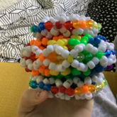 Rainbow Rotating Kandi Cuff 