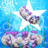 Mermaid Decorated X-base Kandi !! <33