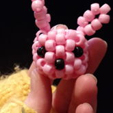 Mini 3D Pink Bunny