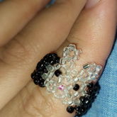Right Angle Weave Bunny Ring