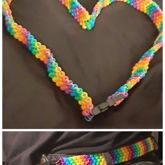 Rainbow Peyote Belt