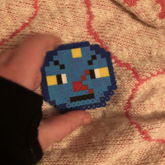 Tony The Talking Clock Perler Pin!