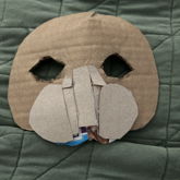 Attempt At A Cardboard Mask Base
