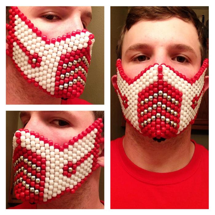 Mortal Kombat Mask By Trevor42 Kandi Photos On Kandi Patterns