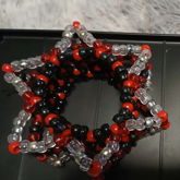 Black&red 6 Pointed Star Cuff