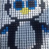 Square Stitches Beanie Boo Penguin