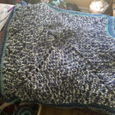 Thick Crochet Blanket Wip
