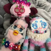 My Furbys And Clay Face Plushie And Their Kandi!