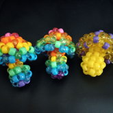Rainbow+Yellow And Purple Mushroom