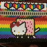 Nyan Hello Kitty/Invader Zim/Gir/ciao Ciao And Adios Mashup Backpack (back And Sides)