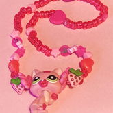 Pink Kitty Necklace!!!