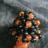 Orange And Black Amanita Mushroom