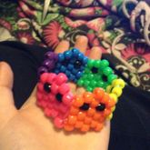 Rainbow PacMan Ghost Bracelet