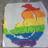 Rainbow Babuchan Perler:3