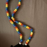 RAINBOW MUSTACHE NECKLACE !!