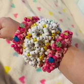 Big Pink+Rainbow Rotating Cuff