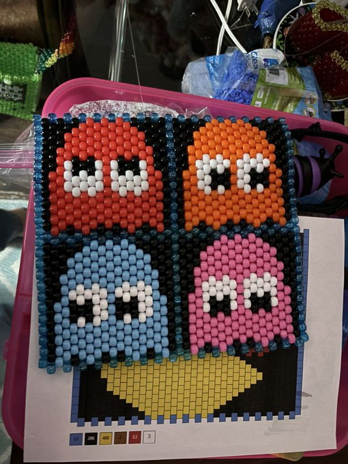Custom Pac-Man bag panel 2 by darkXwolf17 - Kandi Photos on Kandi Patterns