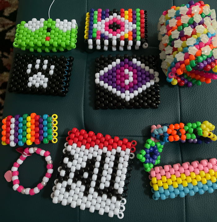 all kandi cuffs i have made so far!!! by d0g_B1T3z - Kandi